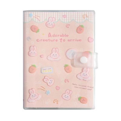 Cute Snap Button EVA 36k A6 Cute Student Dinosaur Writing Back To School Present and Cover, Gold, Notebook, Buckle, Planner, Notebook, Cat, Dragon,