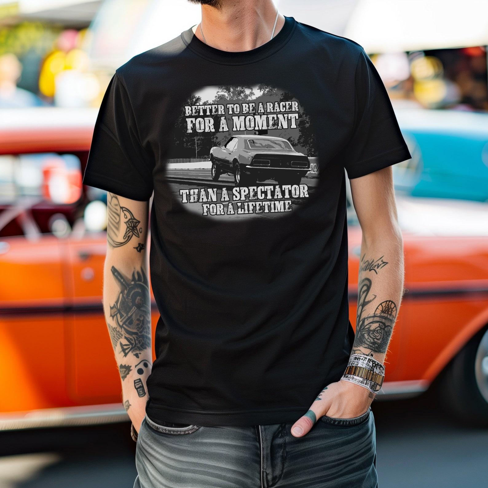 Racer Car T-Shirt, Petrolhead Gift, Car Enthusiast Tee S