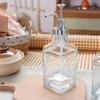 Square Coffee Syrup Bottle Press Type Press Lotion Bottles with Pumps  Kitchen