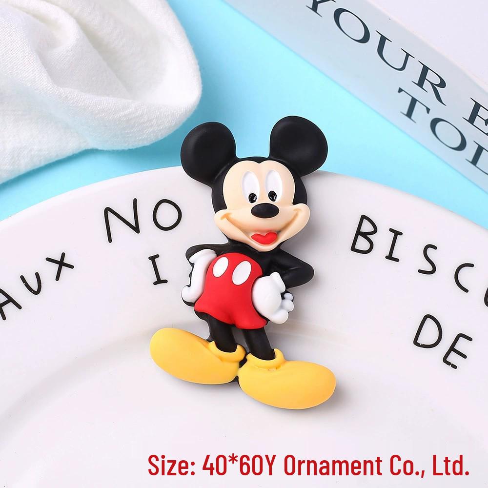 Cartoon Winnie the Pooh & Mickey Series DIY Phone Case, Hair Clip, Crocs, Fridge Magnet Accessories