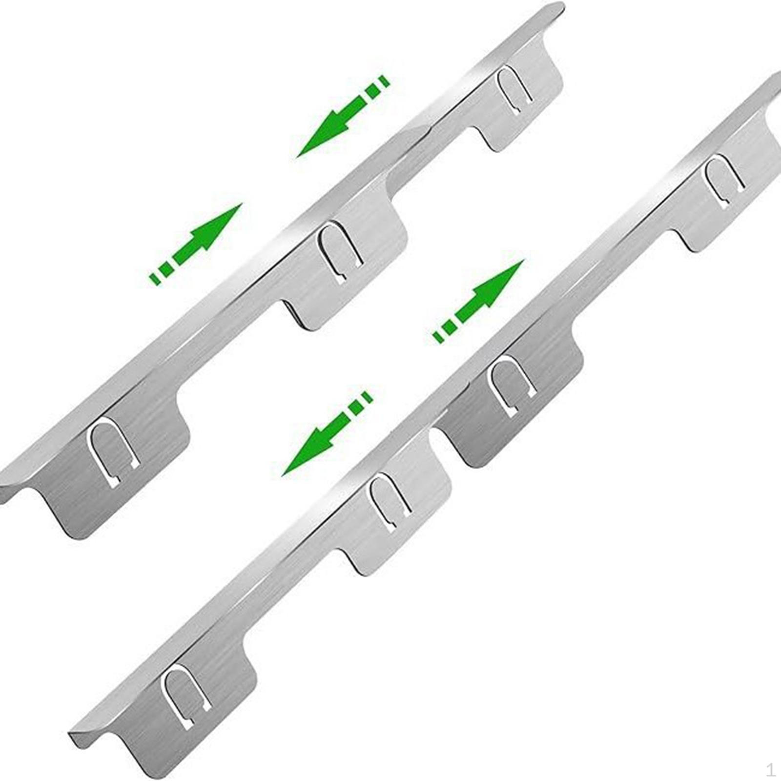 

2 шт. регулируемых заглушек для зазоров на столешнице из нержавеющей стали Argent
