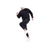 Li Ning Sweat Series Costume de sport confortable et respirant Fitness Loisirs Unisexe Noir LWLU005-1