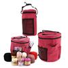 Fabric Knitting Bag Organizer Multifunction Crocheting Totes Case Storage for DIY Craft Supplies and Travel