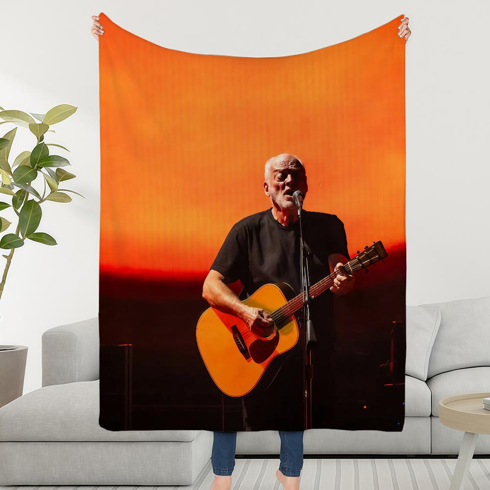 Blanket Throw Super Cosy Plush Living Room Singer Sofa D-DavidS-ES Couch 2025 Childish Album Birthday G-GilmourS-ES Gifts