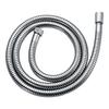 Universal Stainless Steel Shower Head with Soft Hose and Sprinkler Connector for Bathing.