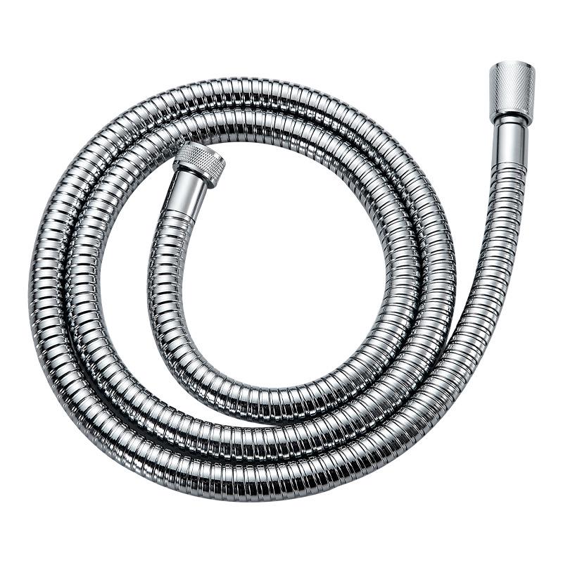 Universal Stainless Steel Shower Head with Soft Hose and Sprinkler Connector for Bathing.