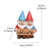 1 Dwarf Holding Welcome Sign Ornament, Creative Garden/home Decoration Ornament, Resin Handicraft