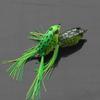 Lot 2Pcs New Style Soft Toad Frogs Bass Fishing Lure Hollow Body Topwater Frogs Fishing Lures Baits