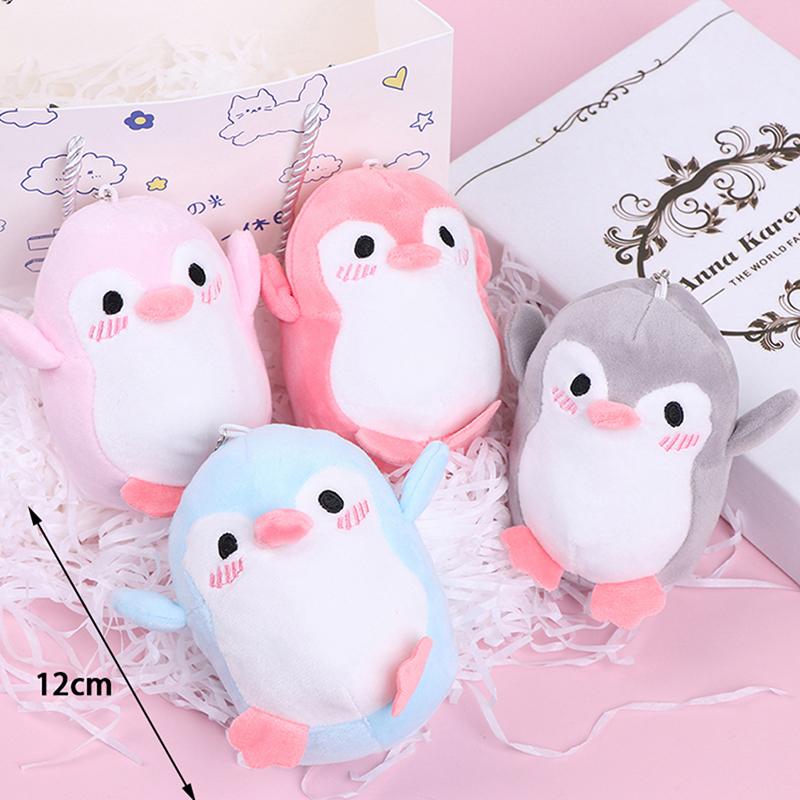 Lovely 12CM Penguin Stuffed Plush Toy Baby Kid's Gift Key Chain Plush Toy Doll