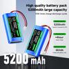 3.7V Lithium Battery Pack 5200mAh Replacement Batteries for GPS,intercom,RC Car,vehicle Trip Data Recorder,bluetooth Speaker