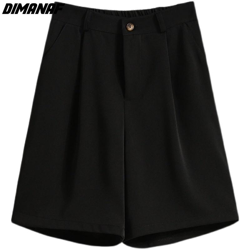 Dimanaf 2022 Plus Size Summer Shorts Pants High Waist Women Basic Pants Big Casual Female Casual Trousers Green Pants 5XL