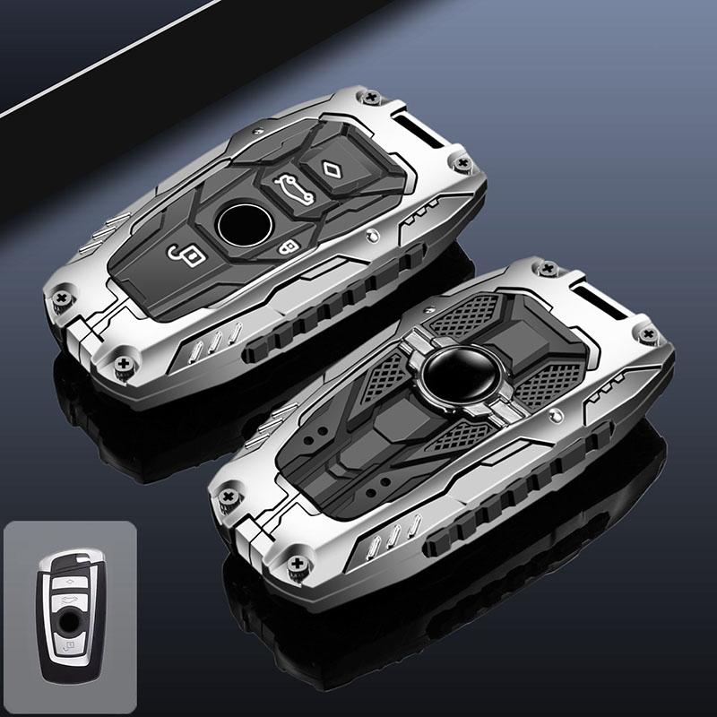 Key Fob Cover Zinc Alloy Key Case Fits For Bmw Ix Im I5 M60 X5 X7 X6 Ix I7 Remote Car Key Shell Protection