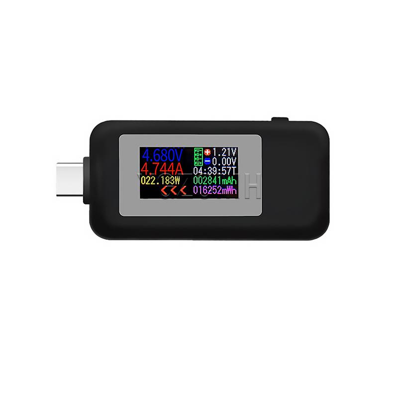 USB / Type-c Tester Multi-function Digital Display DC Voltage Ammeter Power Meter Mobile Power Charger Indicator
