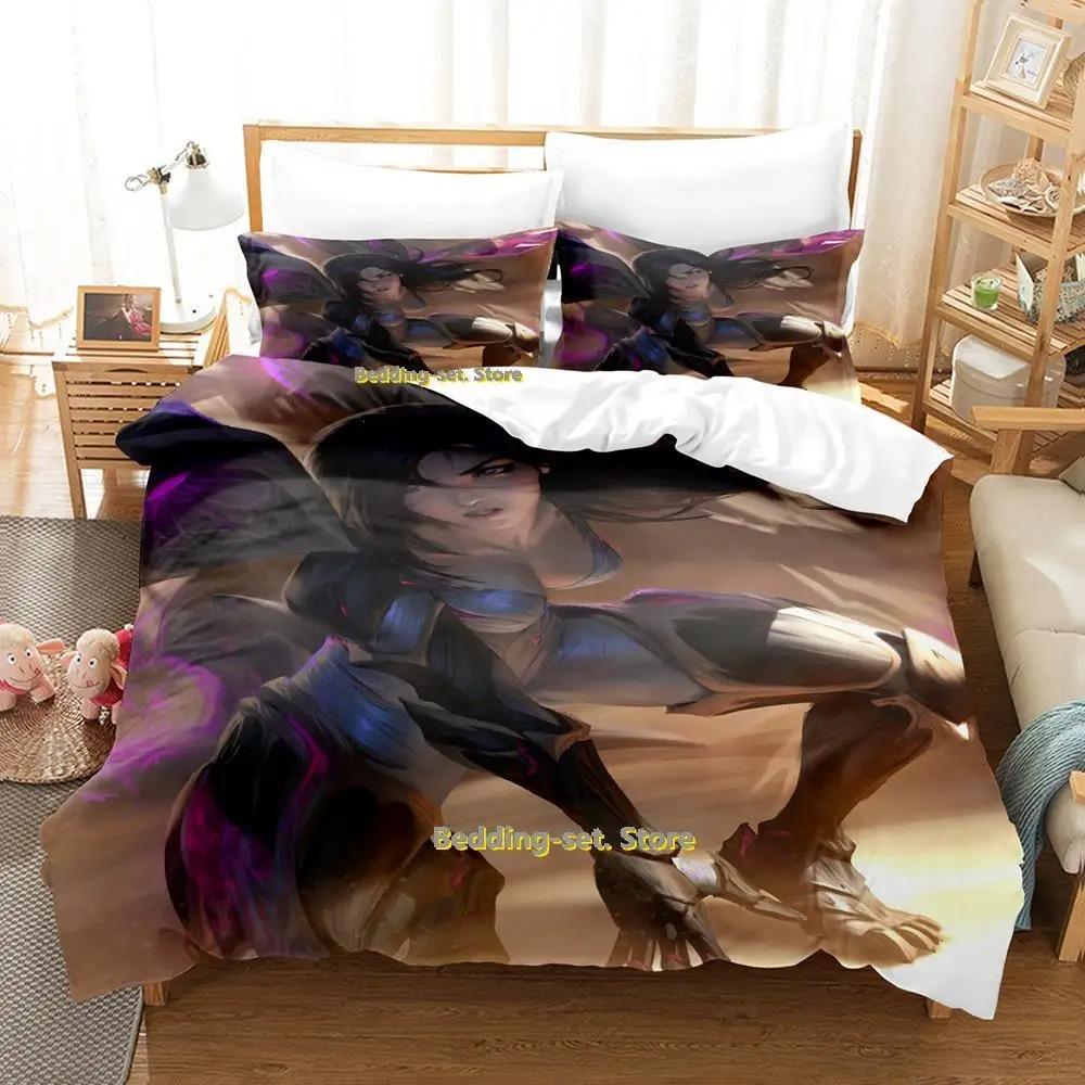 Cool Kai Sa Bettwäsche-Set Einzelbett Twin Full Queen King Size Bettset Erwachsene Kind Schlafzimmer Bettbezug-Sets Anime Bettwäsche