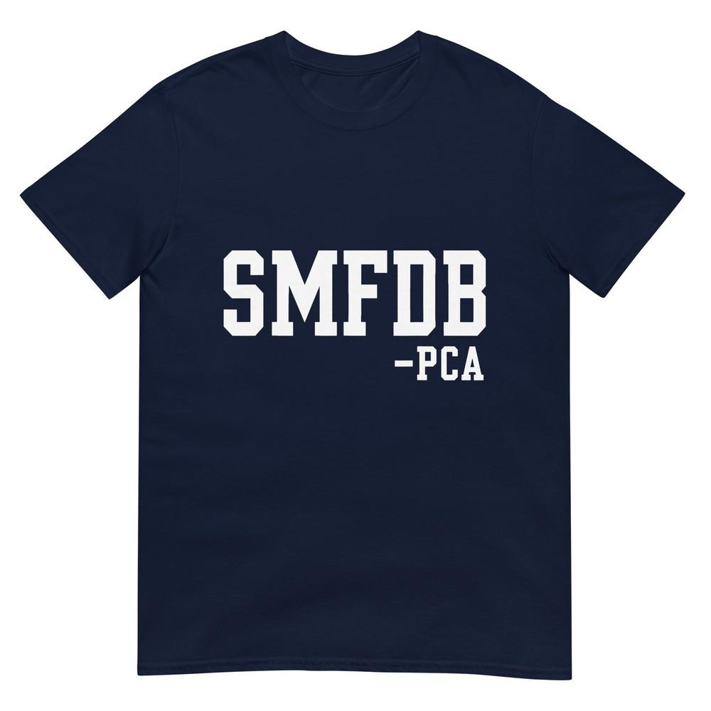 Smfdb Pca Смешная футболка с акронимом Varsity S