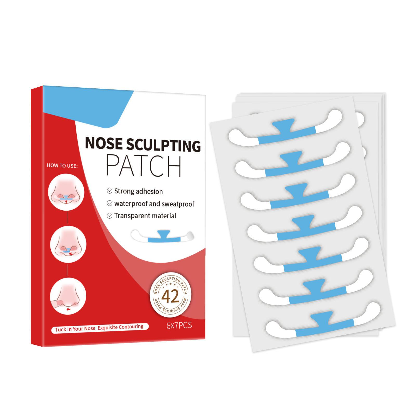 

Пластырь для носа 42 шт. Водонепроницаемый, устойчивый к поту и прочный. One Size