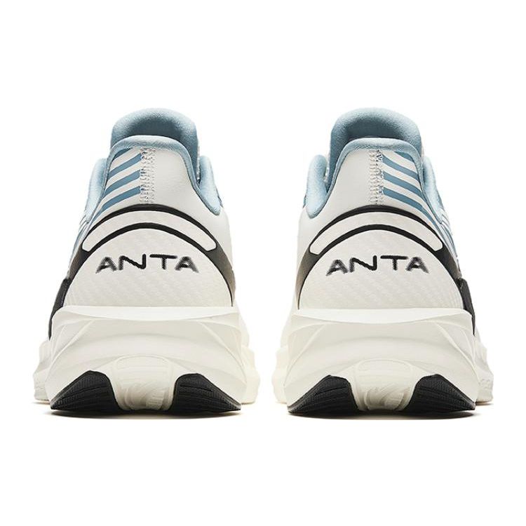 Anta Poison Dart 4 Comfortable Versatile Shock Absorbing Durable Low Top Running Shoes Men Sneaker White Green 912355526-10