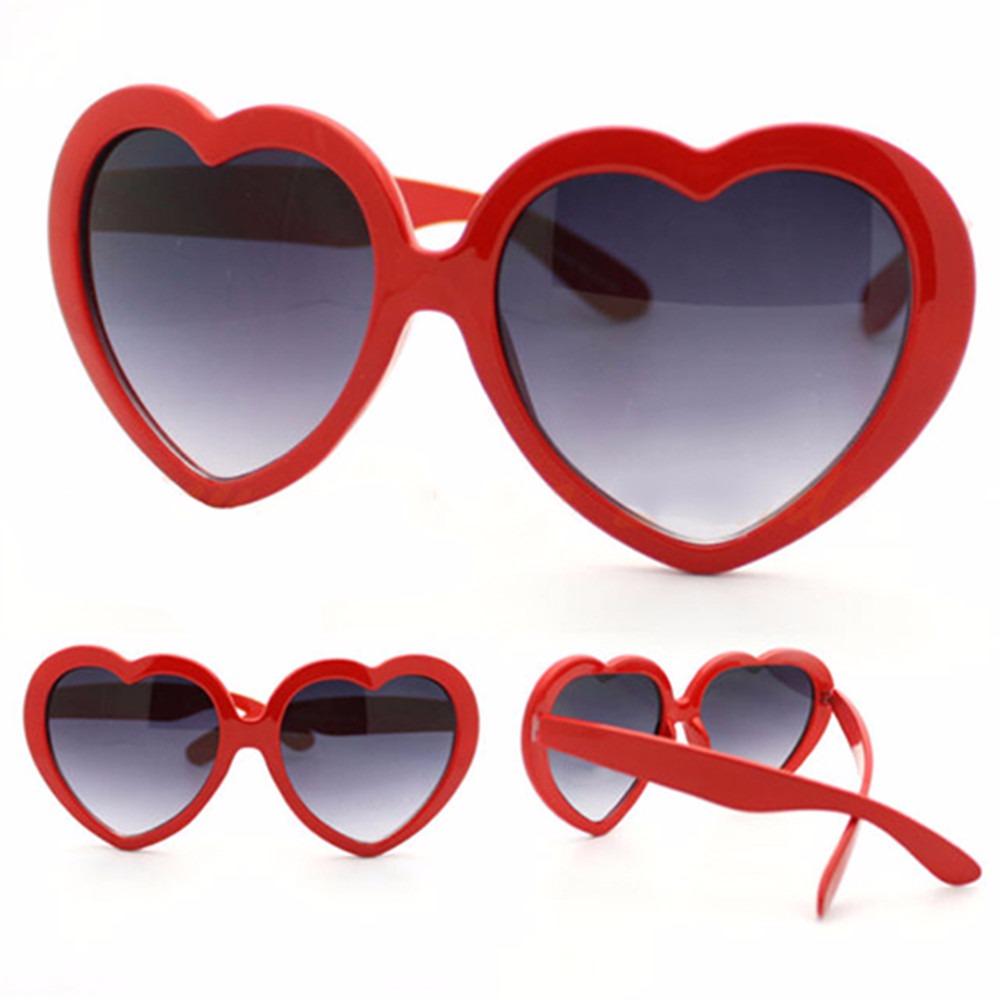 

1PC Brand Designer Vintage Sunglass Fashion Love Heart Sunglasses Women Cute Sexy retro Cat Eye Vintage Sunglasses Hot Trendy красный