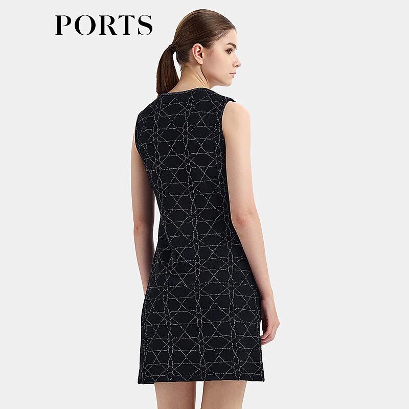 Ports Geometric Floral Sleeveless Dress