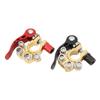 Battery Terminal Connector 4 Way Quick Release Positive Negative Power Switch Top Post Clamp