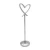 Metal Place Card Base Hollow Heart Table Number Holder, Love Stand, Holders Clip for Photos, Food Signs, Memo Notes, Weddings, Birthdays, Restaurants
