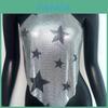 Metallic Sequin Crop Top For Women With Halter Neck Streetwear