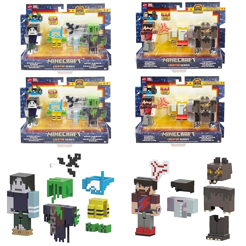 

Minecraft creator series Extension pack collection F [Содержит 4 фигурки] Распродажа коробок] [6 лет~] 986F-HJG79