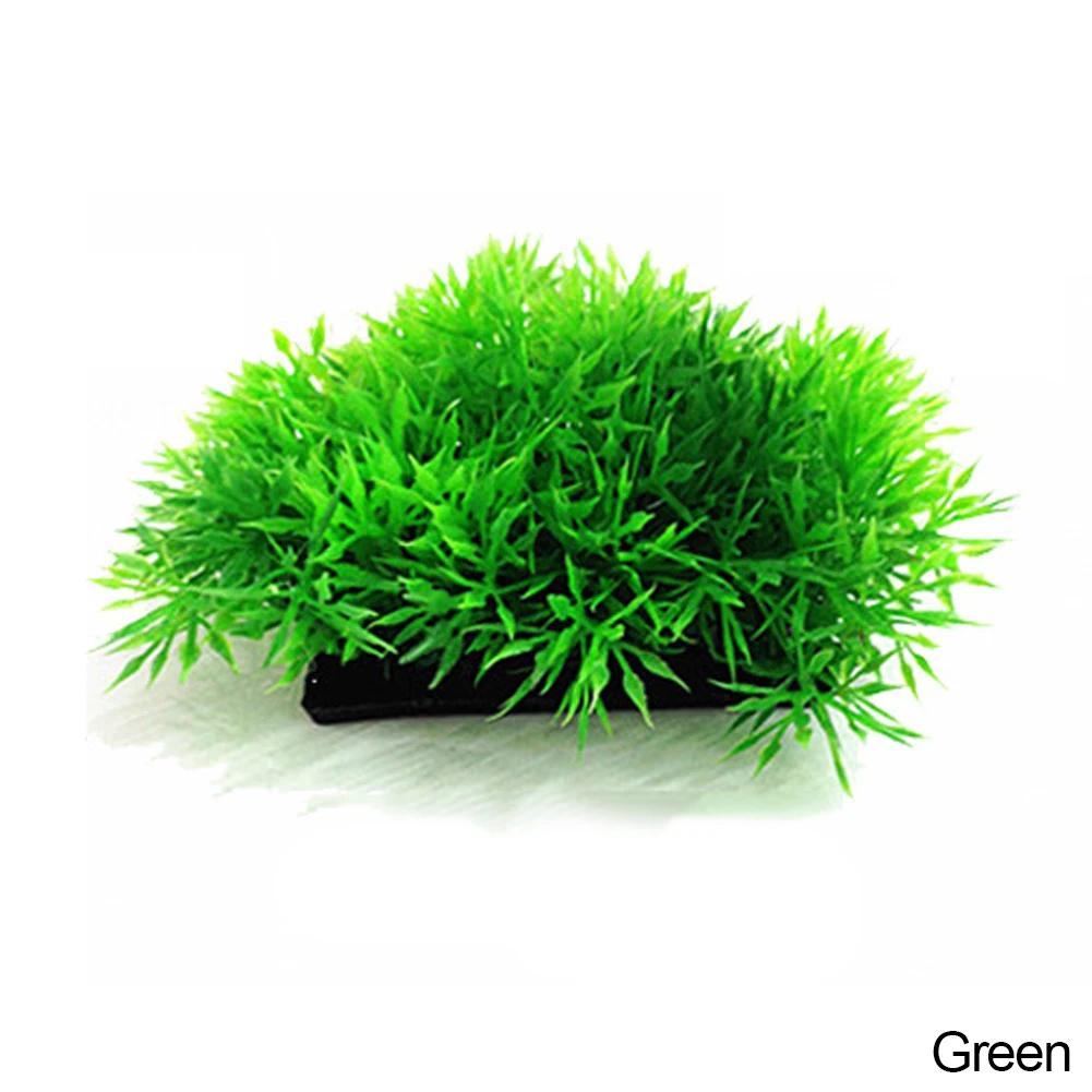 Plastikowa sztuczna kula z trawą do akwarium Symulowana sztuczna trawa podwodna Dekoracja do akwarium Roślina Ozdoby do akwarium Gad