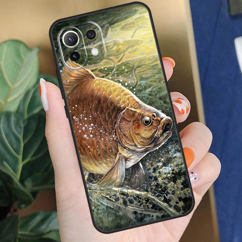 Fish Fishing Case For Xiaomi 17 Pro Max 14 15 Ultra 13T 14T 15T Pro POCO F8 F7 F5 F6 X5 X6 X7 Pro Coque