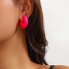 Orecchini a Clip Ossea a Forma di C, Superficie Liscia, Open Ear, per Donna, Colori alla Moda, Senza Fori per le Orecchie