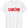 Hibiscus Flower Hawaii Aloha Hawaiian Retro Beach Girls Boys T-Shirt