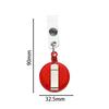 Retractable Steel Cord Pull Reel Keychains Spring Buckle Clasp Wire Rope Key Ring Recoil ID Card Holder Key Chain Multiple Tools
