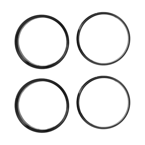 INFINAUTO Hub Centric Ring 66.1mm ID 71.5mm OD Car Wheel Hub Ring ABS Plastic Black 4pcs