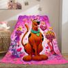 Halloween fantasy comedy adventure cartoon movie Scooby-Doo blanket soft home furnishing nap decoration four seasons warm Sherpa blanket U13