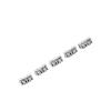 50pcs Viking Beard Beads Alloy Beard Tube Beads for Hair Braiding Bracelet Pendant Necklace Silver