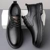 Business Casual Low-top Genuine Leather Shoes Men Spring Autumn New Designer British Style Retro Platform Shoes Loafers Men
