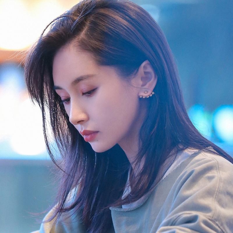 Beaded Stud Earrings Jewelry Gold Color Earring