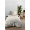 Housse de couette en coton 140 x 200 cm uni Edenne ivoire