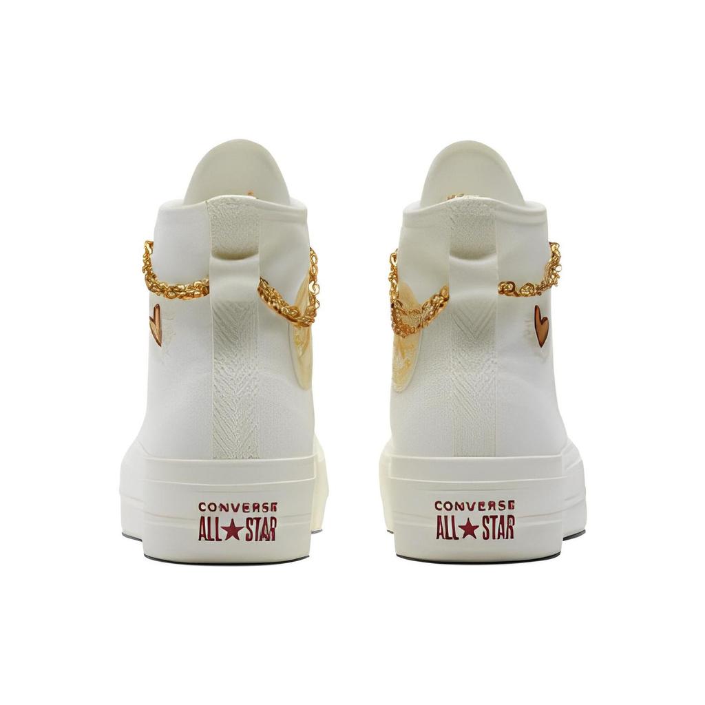 Converse Chuck Taylor All Star Platform Gold Chain Thriftshop Yellow Women's A04453C