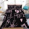 L-Lil P-Peep Duvet Cover Set Home Style Bedding Soft Laundry Cotton Bed 3 Piece Set Student Dormitory Gift