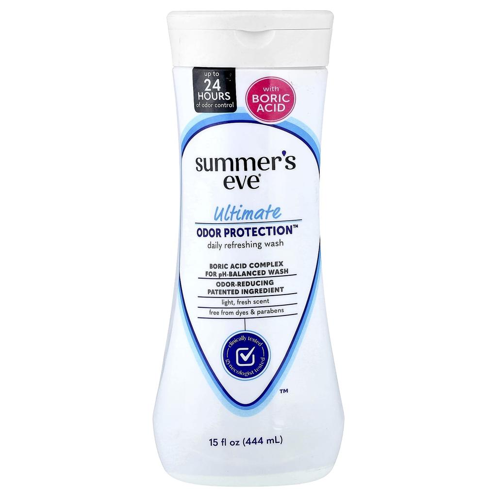Summer's Eve Ultimate Odor Protection™, Daily Refreshing Wash, Light Fresh, 444 Ml (15 Fl Oz)