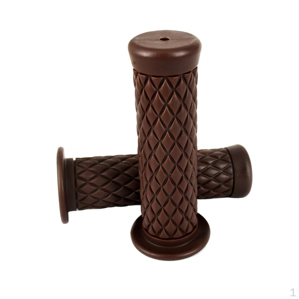 1 Pair Retro Motorcycle Handlebar Hand Grips For 8800