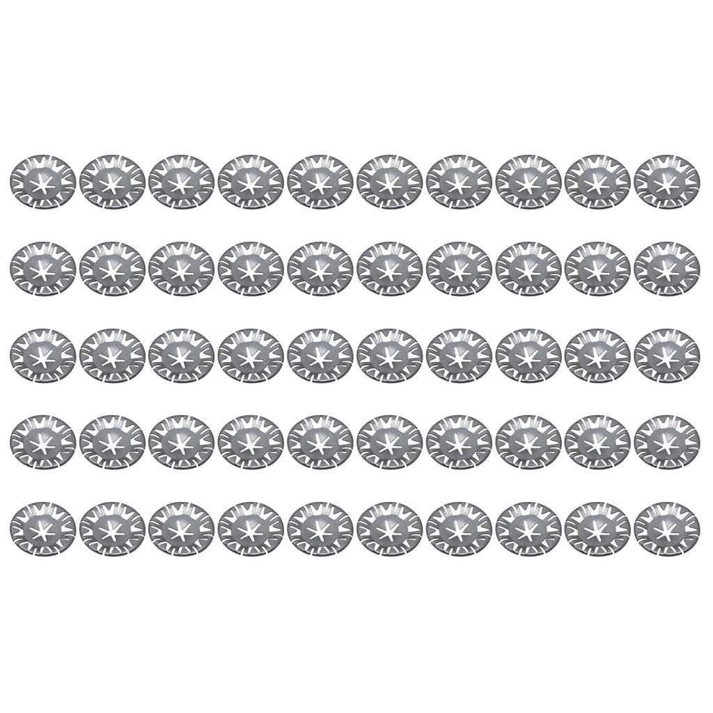 20/50Pcs Metal Heat Shield Clips Star Washers Exhaust Heat Shield Clips Underbody Heat Shield N90796501 Auto Accessories