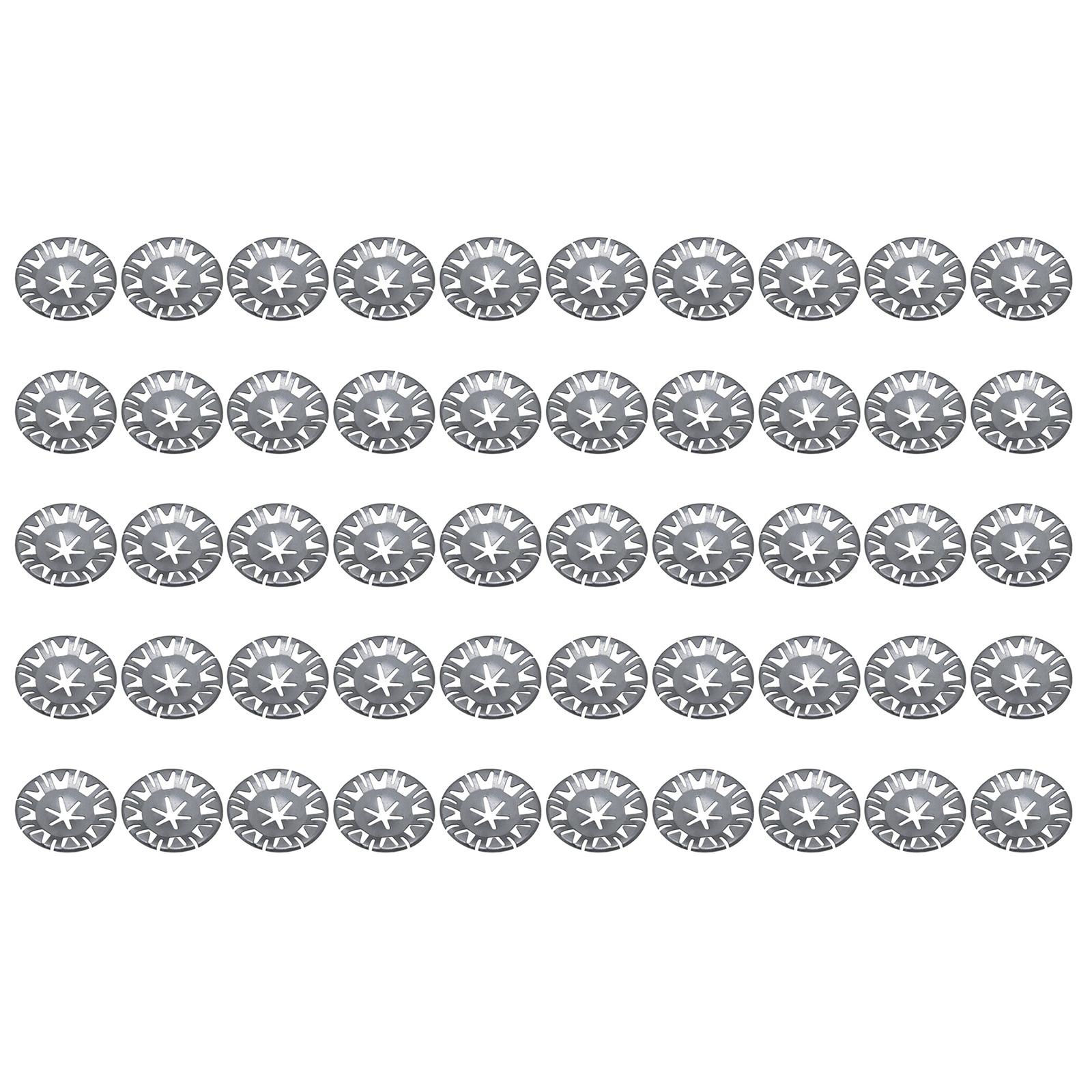 

20/50 шт. Металлические зажимы для теплозащитного экрана, звездообразные шайбы, зажимы для теплозащитного экрана выхлопной системы, теплозащитный экран днища N90796501, автомобильные аксессуары 50