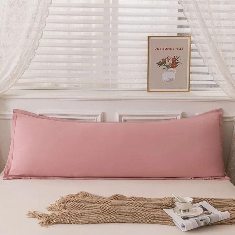 48x120/150/180cm Pillowcase Soft Cotton Cushion Cover New Pillows Cover  Bedroom Decor