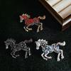 Clásicos   Broches de Caballo Esmaltados Para Mujeres Unisex Creat Animales del Zodiaco Pines Regalos de Año Joyería Decoración