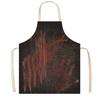 Funny Prank Gift Halloween Butcher Apron with Realistic Blood Stain, Washable Protective Work Apron, Spooky Kitchen Decor Horror Costume Prop