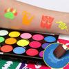 Face Paint Body Easy to Cosplay Fluorescent 15-Color Set, Paint, Safe, Non-Toxic, Wash, Quick-Drying, Eco-Friendly, Makeup, Eyeshadow, Eyeliner,