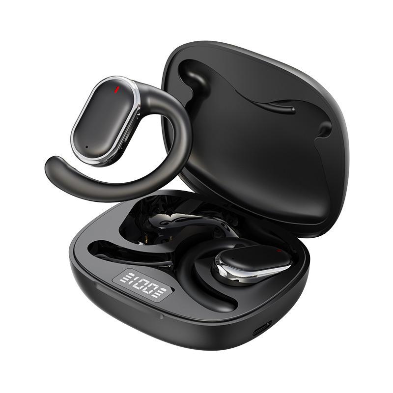 X93 Wireless Earbuds Open Ear Headphones With Power Display Charging Case Waterproof Earbuds Stereo Earphones For Sports Running Hiking Working Travel