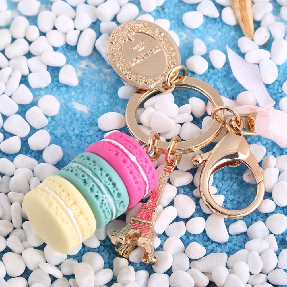 Colorful Macaroon Keychain Cute Bag Charm Key Chain) Keyring Pendant Bag Decoration